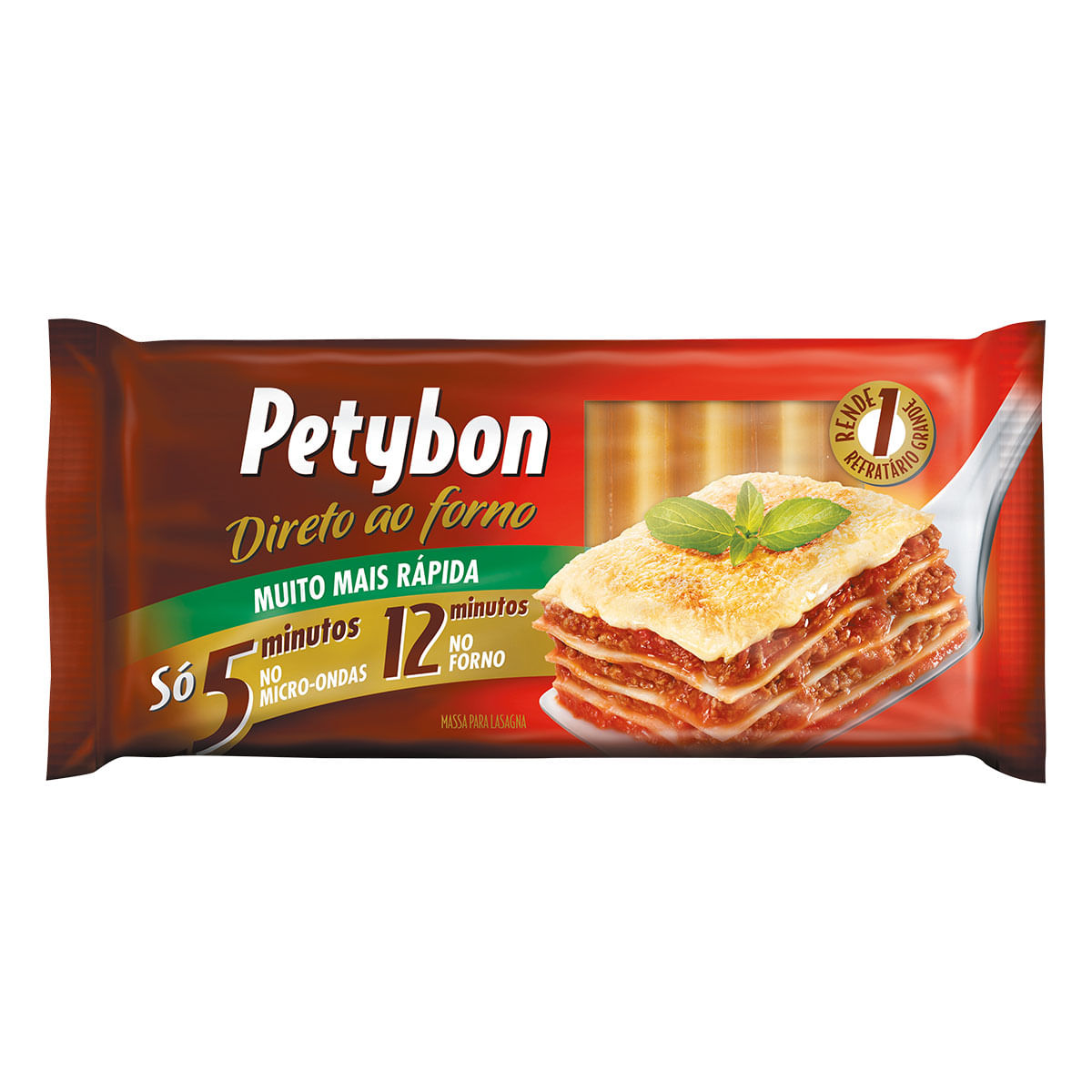 Massa para Lasanha Tradicional Petybon 200g