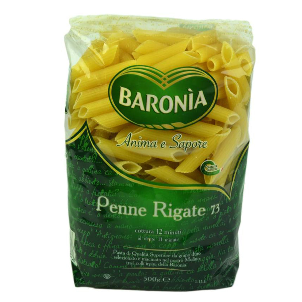 Macarrão Penne Baronia Grano Duro 500g