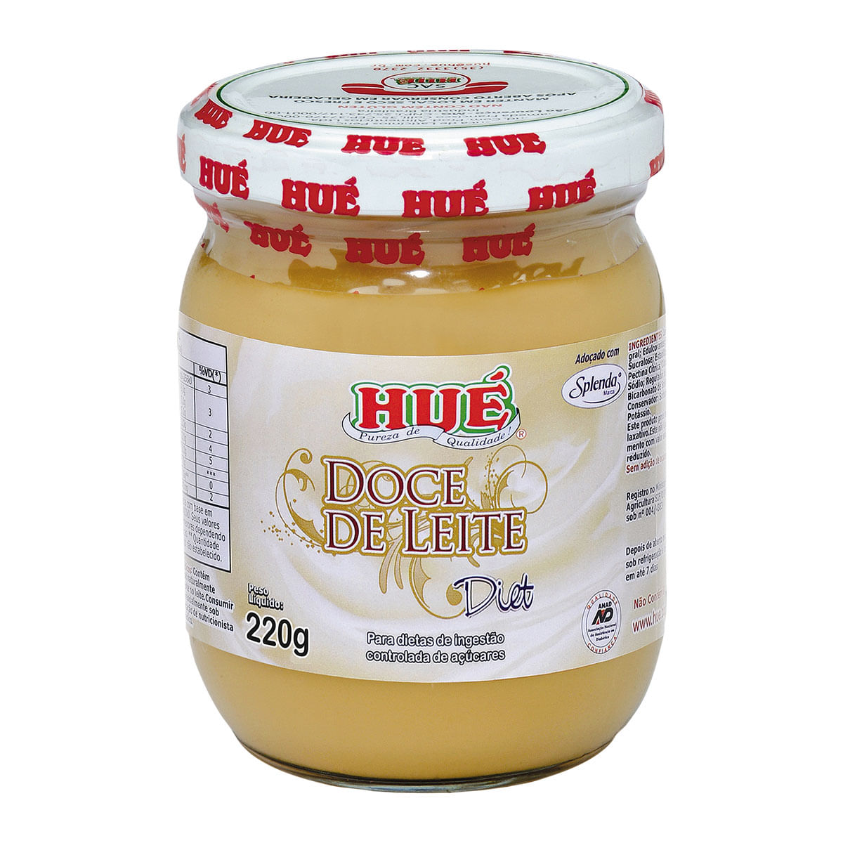 Doce de Leite Diet Hué 220g