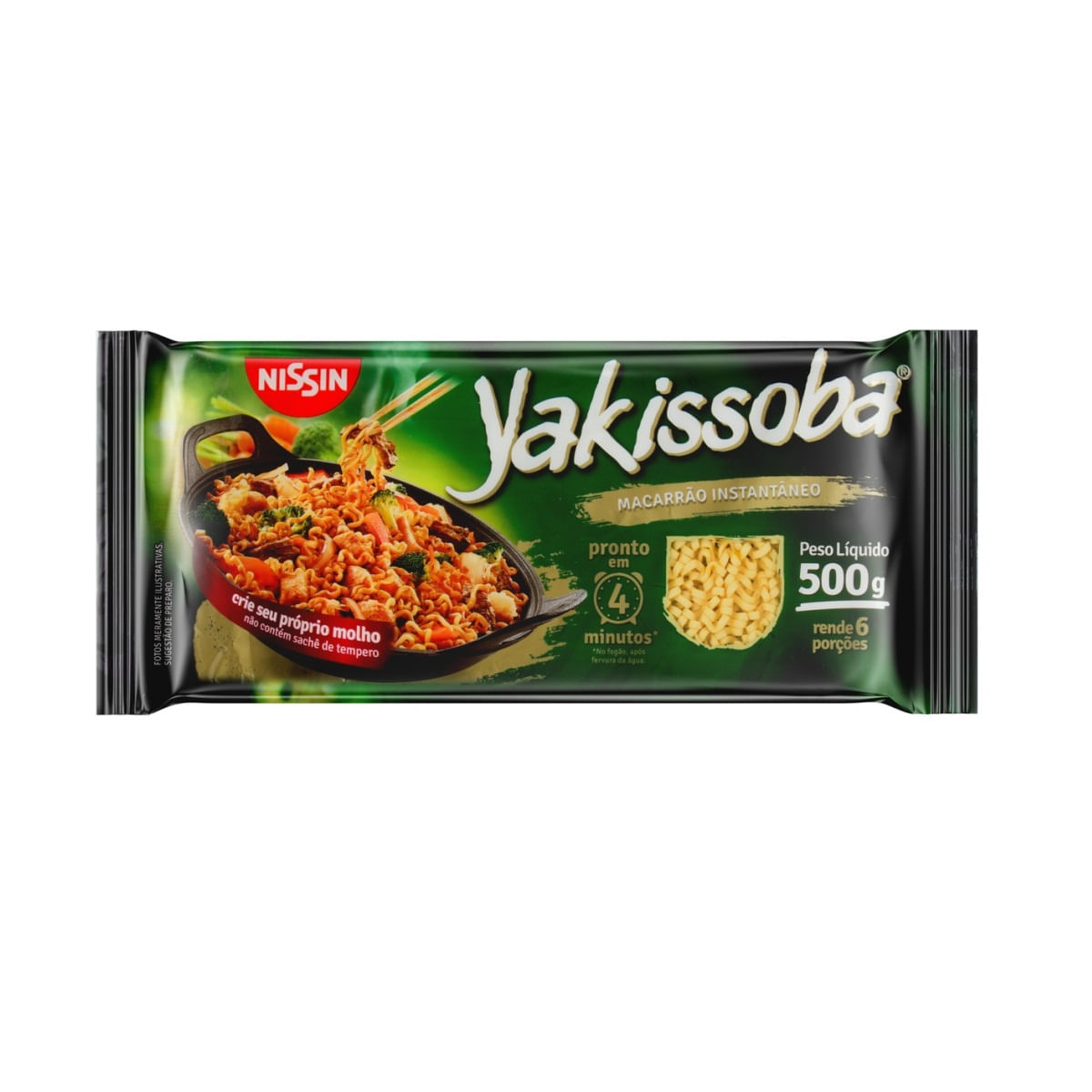 Macarrão Instantâneo Nissin Sabor Yakissoba 500g