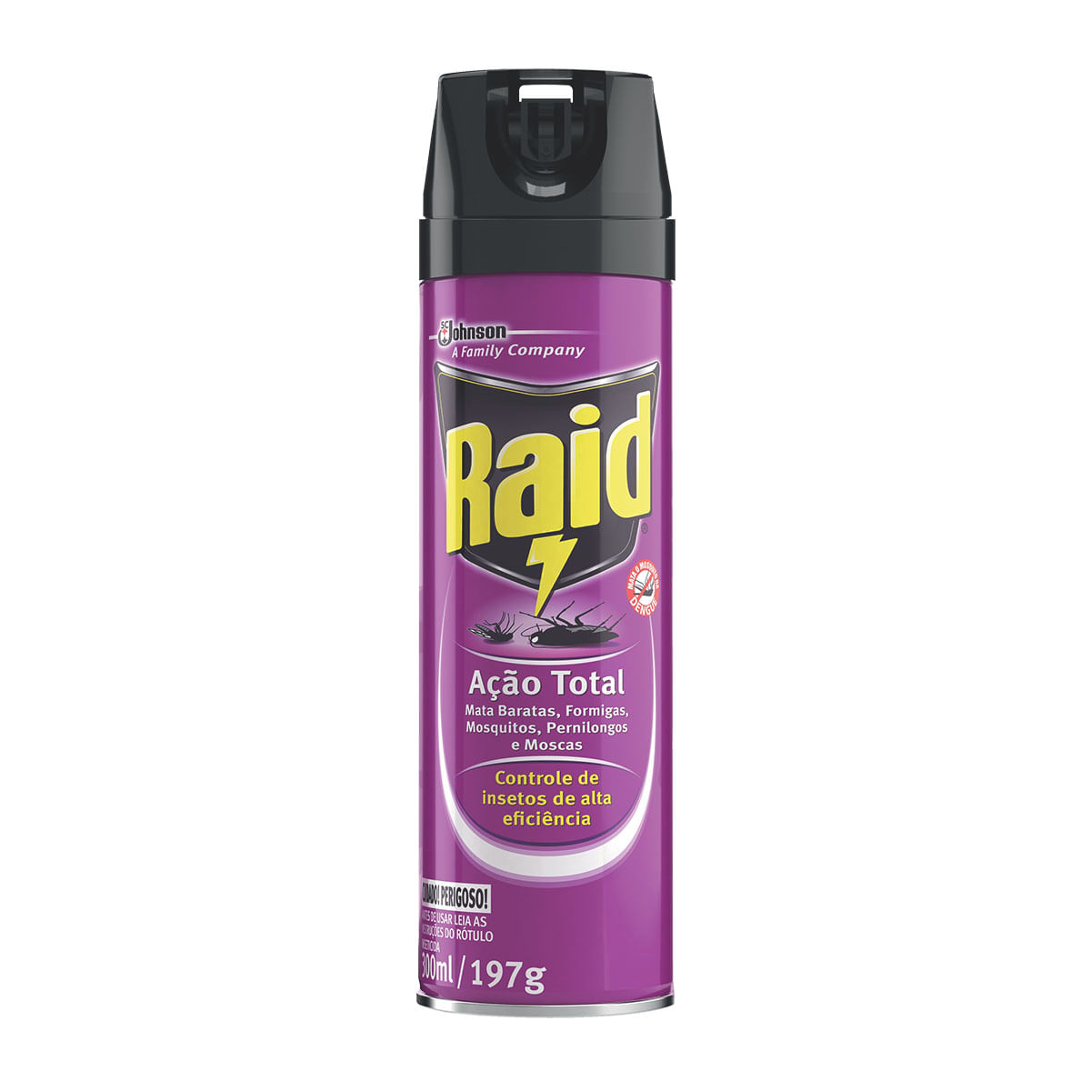 Inseticida Multi-insetos Raid Spray Ação Total 285 ml