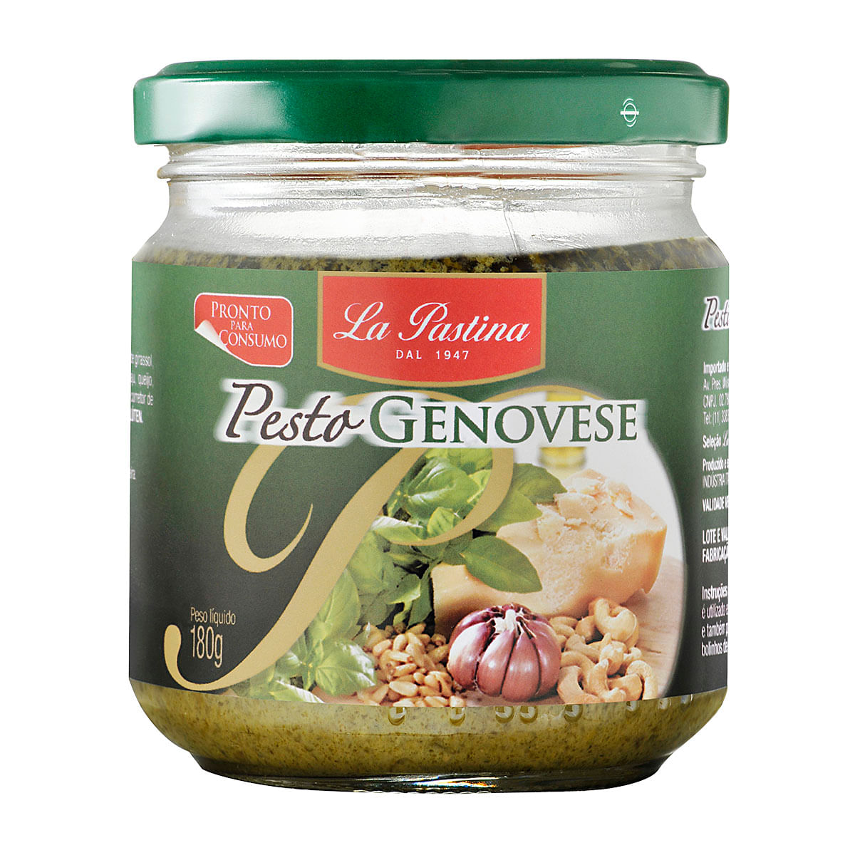 Molho Pesto à Genovese La Pastina 180g