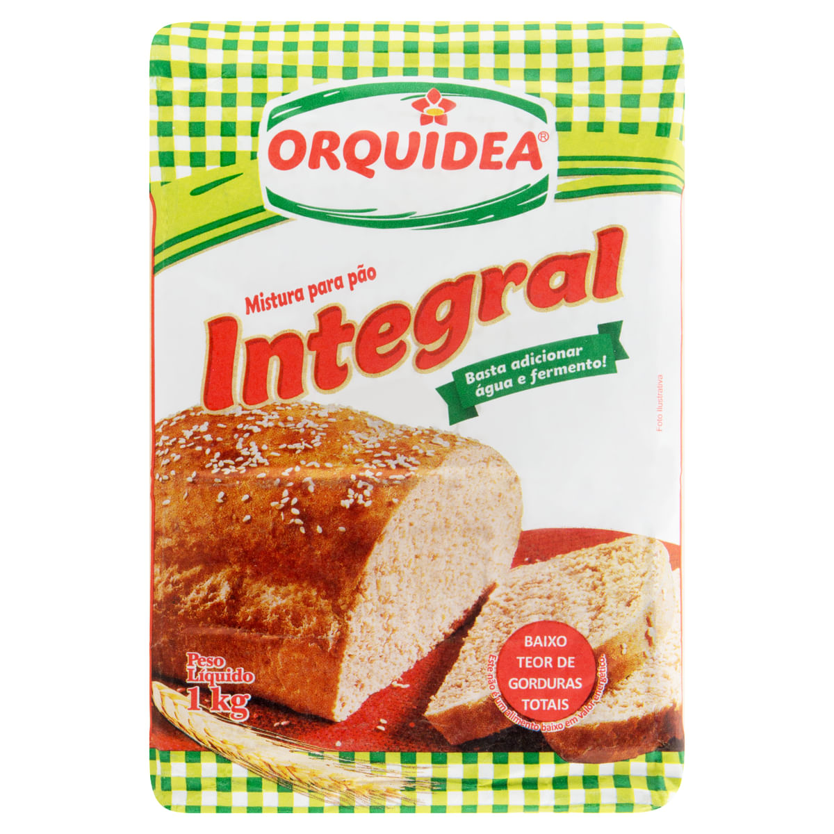 Mistura para Pão Integral Orquidea 1Kg