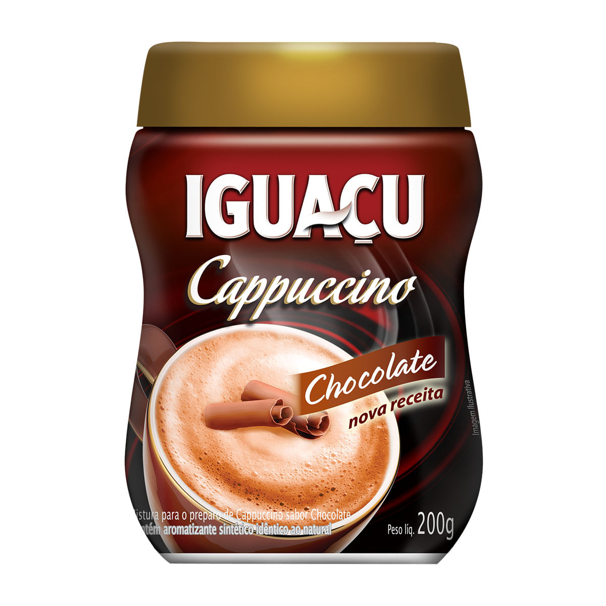 Cappuccino Sabor Chocolate Iguaçu 200g