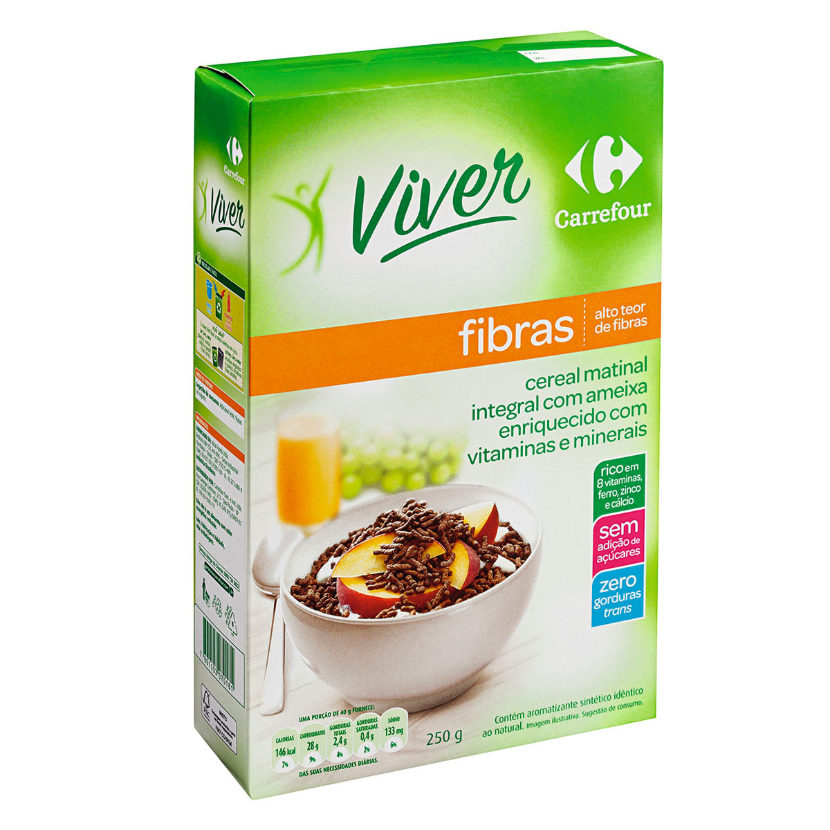 Cereal Matinal Sabor Ameixa Carrefour Viver 250g