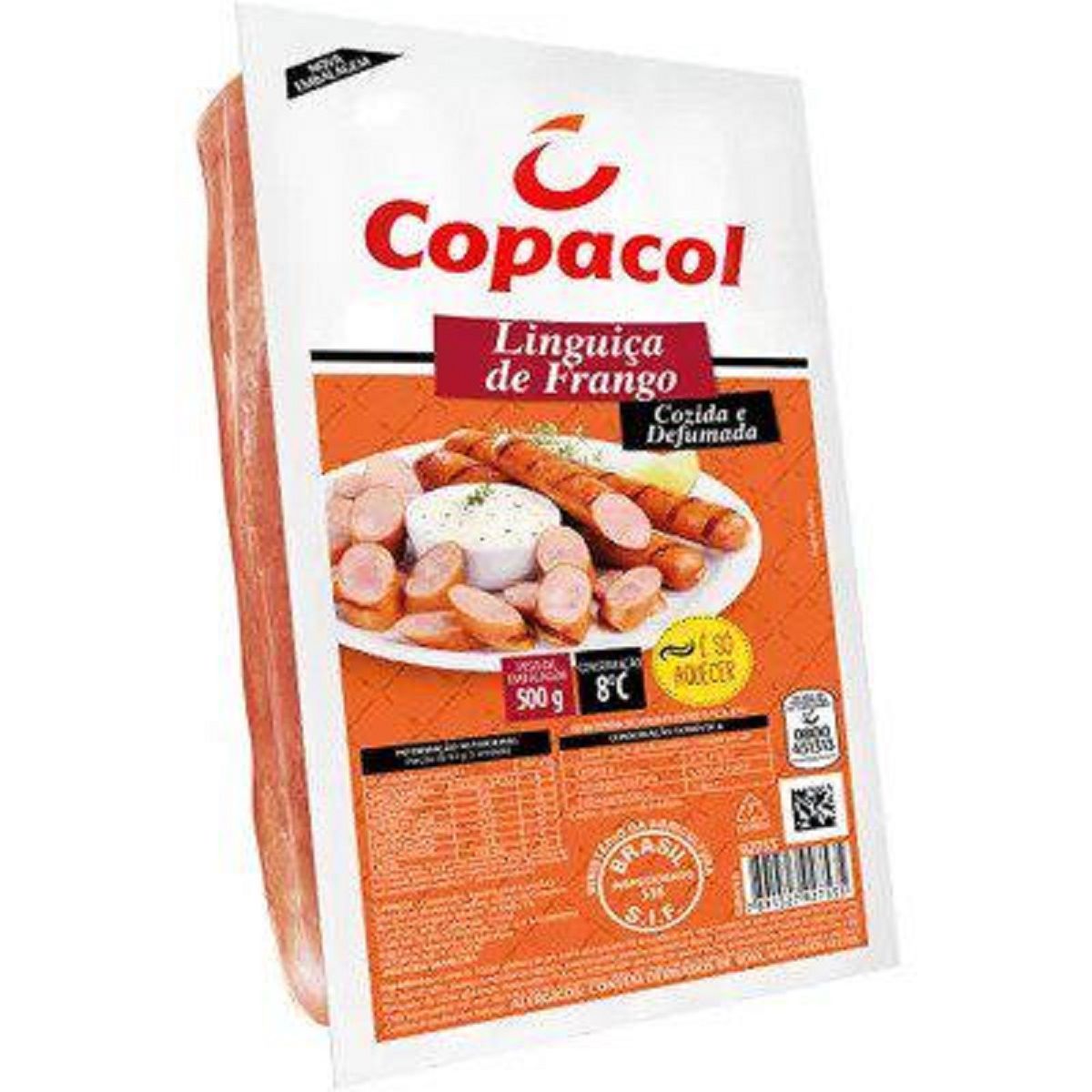 Linguiça de Frango Defumada Copacol 500 g