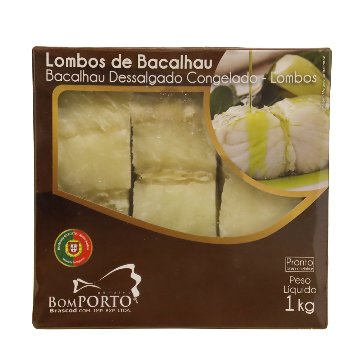 Bacalhau com Espinha Bom Porto Morhua 1 Kg