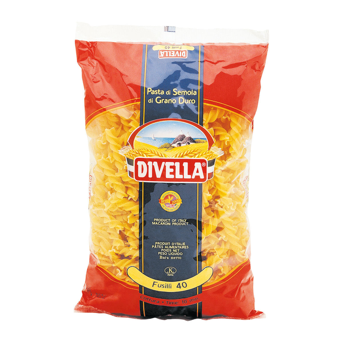 Macarrão Parafuso Divella Nº 40 500g