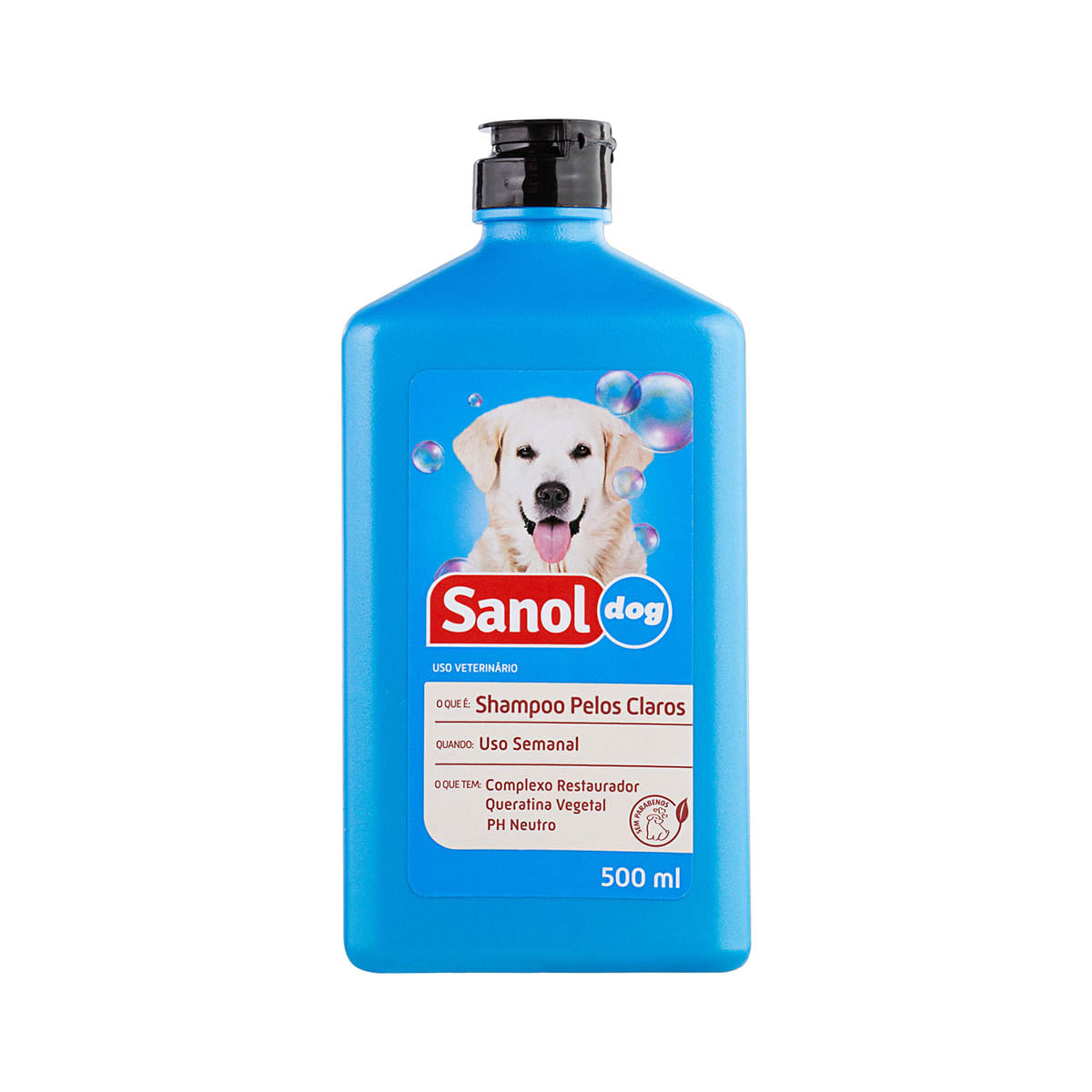 Shampoo Uso Veterinário Musk e Baunilha Sanol Dog Frasco 500ml