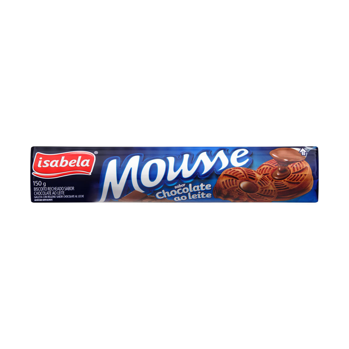 Biscoito Recheado Mousse de Chocolate ao Leite Isabela 150g