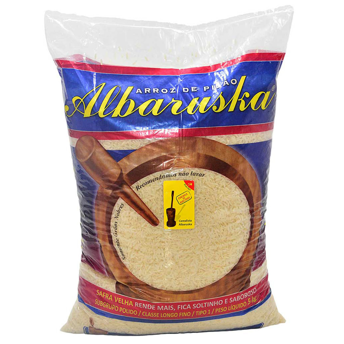 Arroz Branco Longo Tipo 1 Albaruska 5Kg