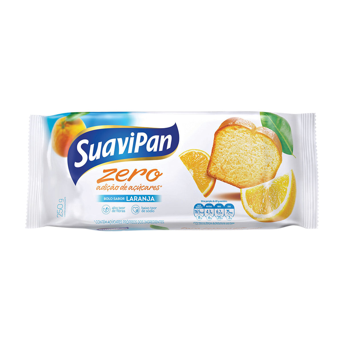 Bolo de Laranja Suavipan Zero 250g