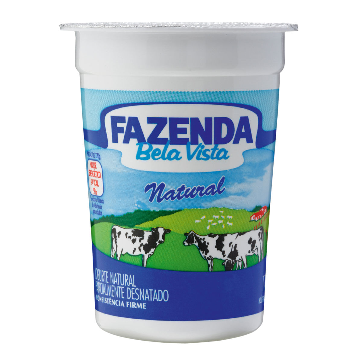 Iogurte Semidesnatado Fazenda Bela Vista Tradicional 170g