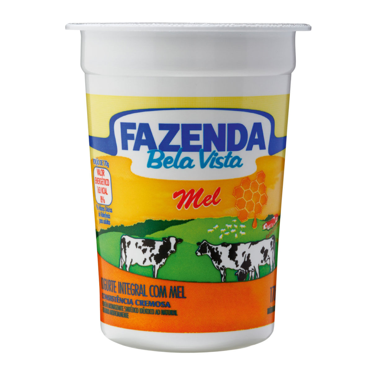 Iogurte Integral Fazenda Bela Vista com Mel 170g