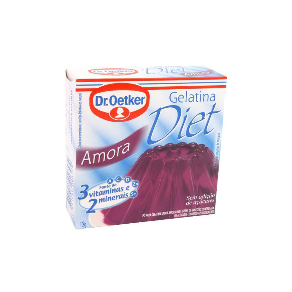 Gelatina Diet Sabor Amora Dr. Oetker 12g