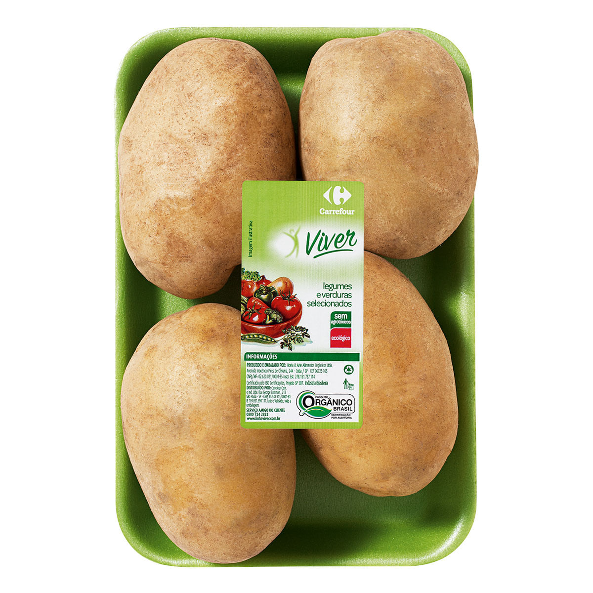 Batata Fresca Carrefour Viver 600g