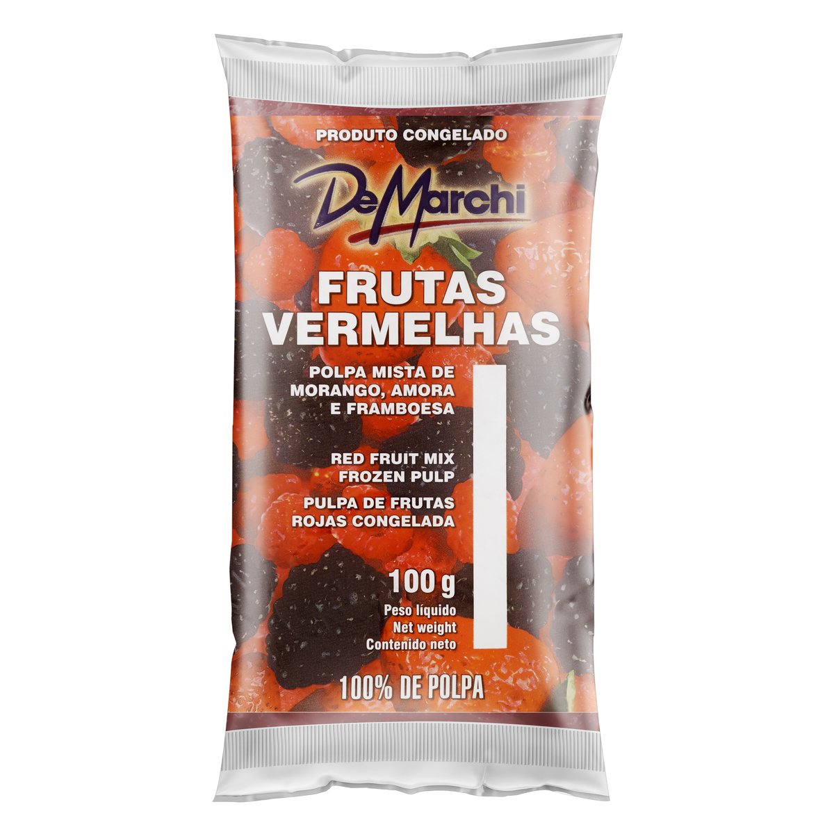 Polpa de Frutas Vermelhas Congelada De Marchi 100 g