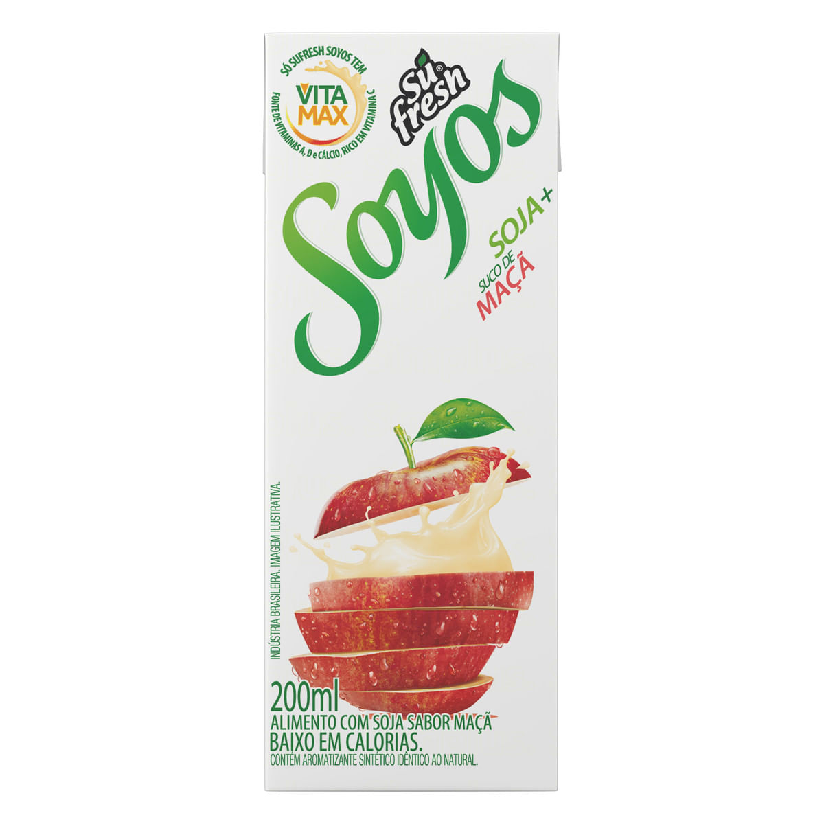 Bebida à Base de Soja Maçã Sufresh Soyos 200 ml