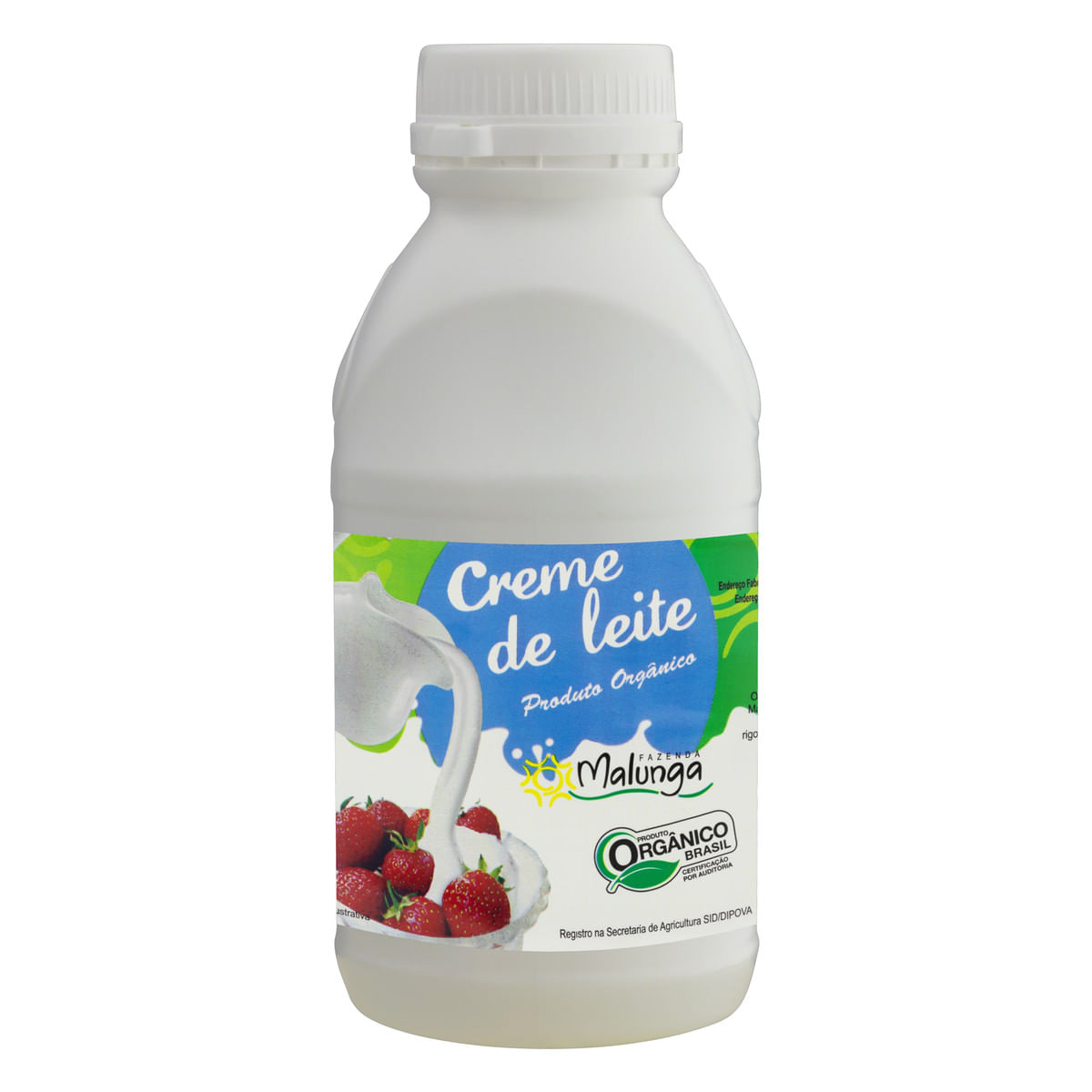 Creme de Leite Fresco Orgânico Malunga 500 ml