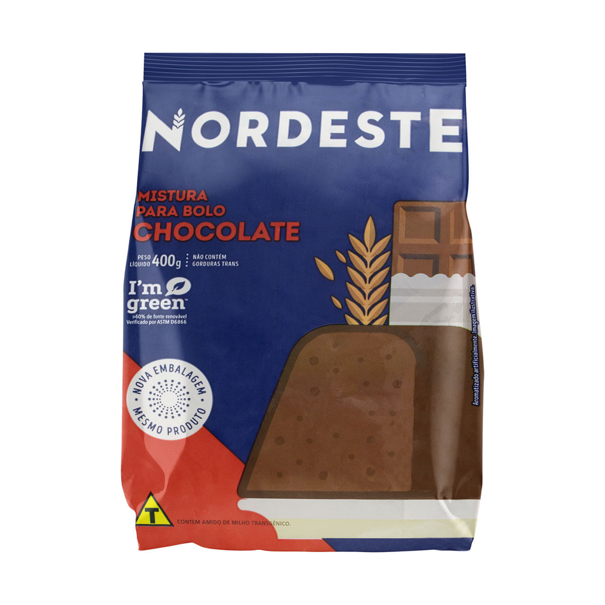 Mistura para Bolo Chocolate Nordeste 400g