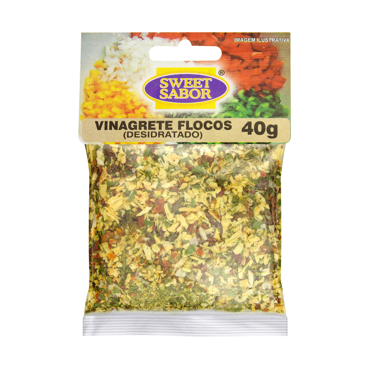 Vinagrete Desidratado em Flocos Sweet Sabor 40g