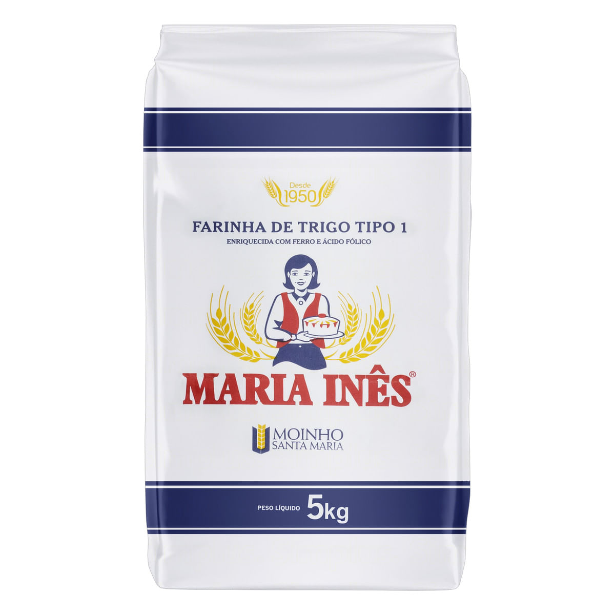 Farinha de Trigo Tipo 1 Maria Inês 5 Kg