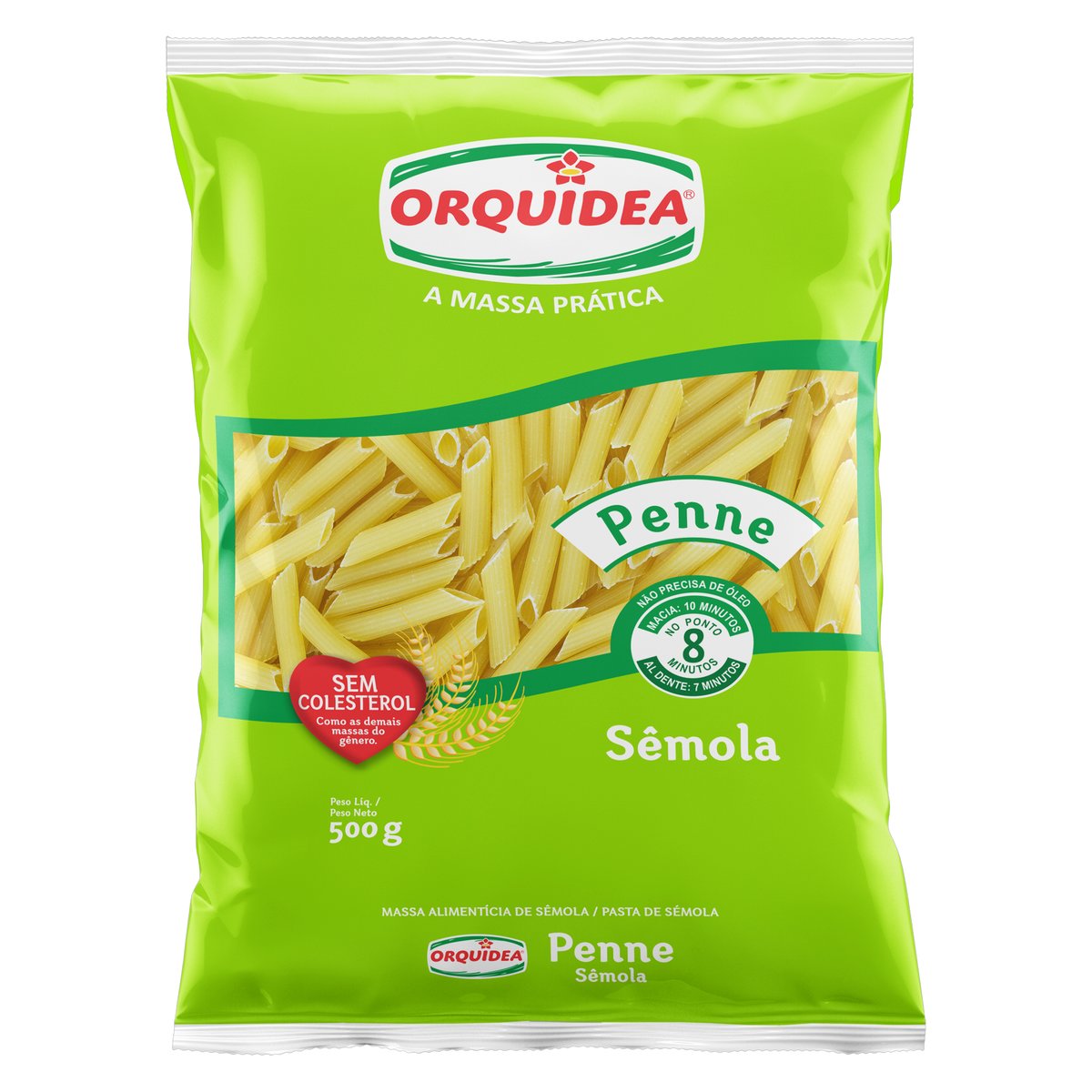 Macarrão de Sêmola Orquídea Penne 500 g