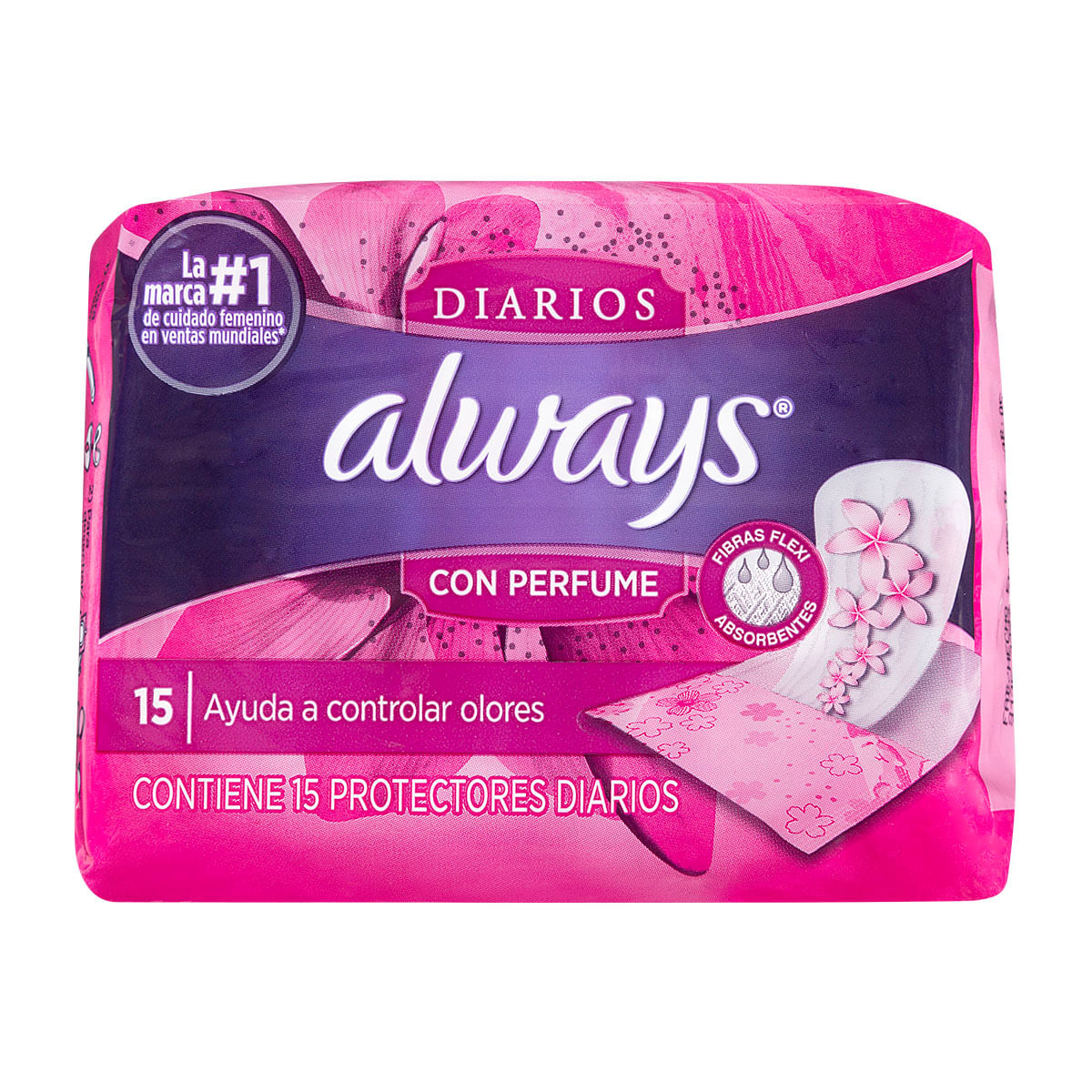 Absorvente Diário sem Abas Always Diários 15 Unidades