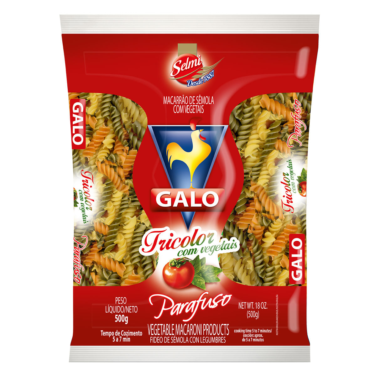 Macarrão Parafuso Galo de Sêmola 500g