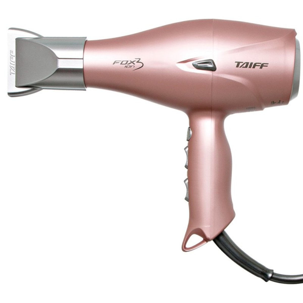 Secador de Cabelo Taiff Fox Íon 3 Rose com 2 Velocidades 3 Temperaturas 2200W 110V