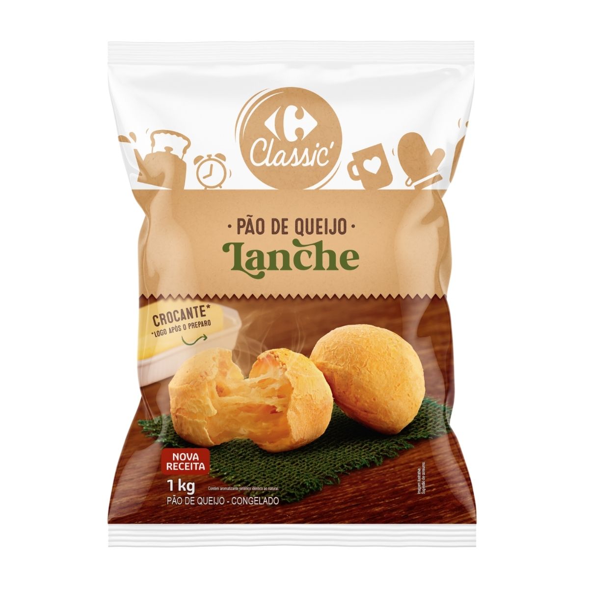 Pão de Queijo Lanche Carrefour 1Kg