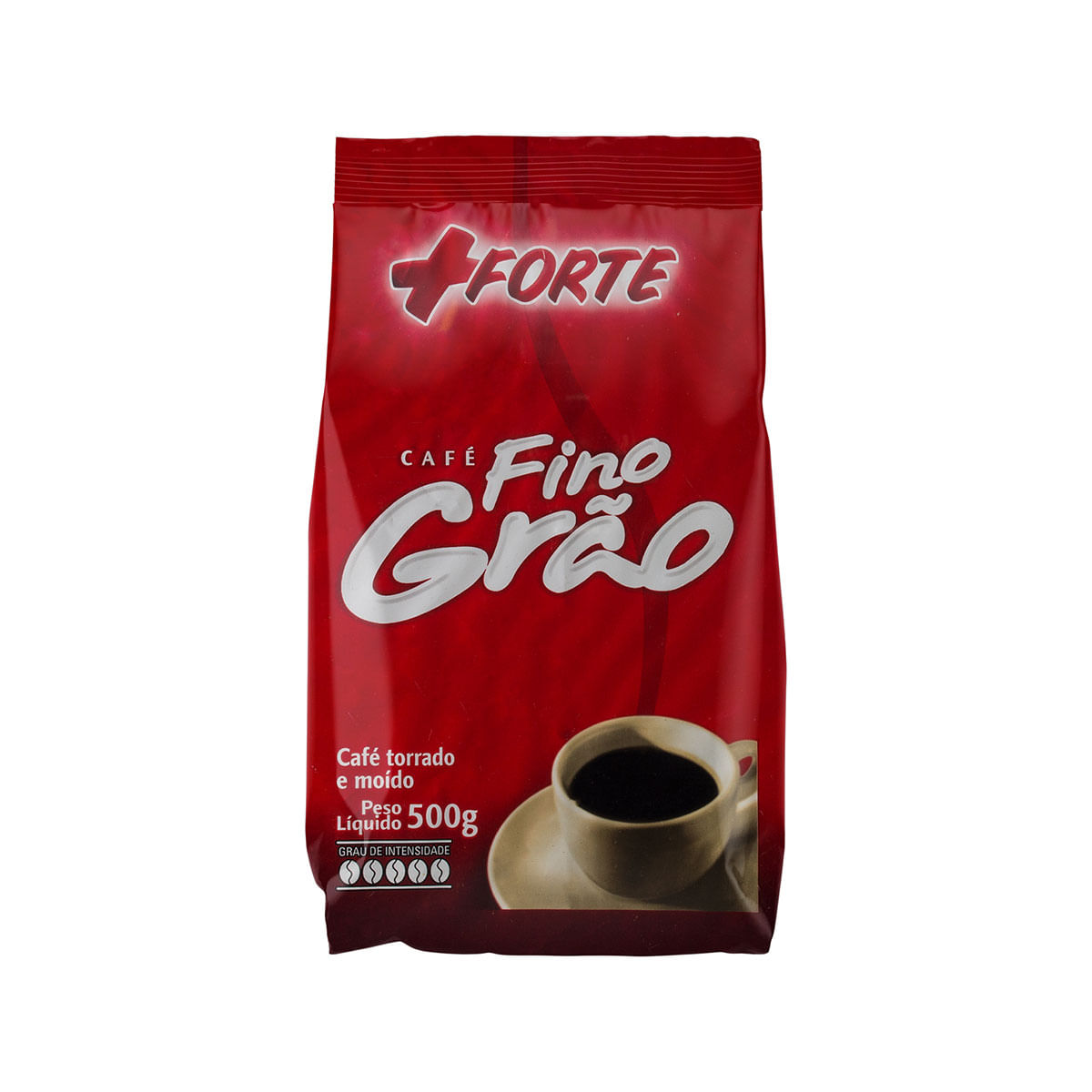 Café Torrado e Moído + Forte Café Fino Grão Pacote 500g