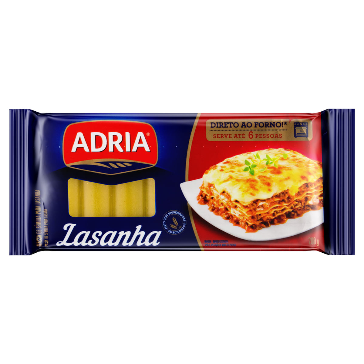 Massa para Lasanha Adria 200g