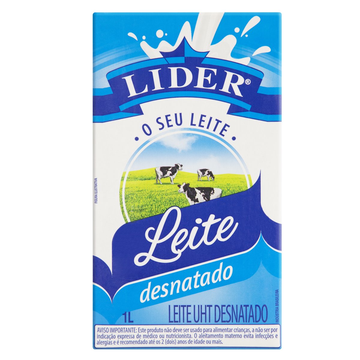 Leite Desnatado Lider 1 L