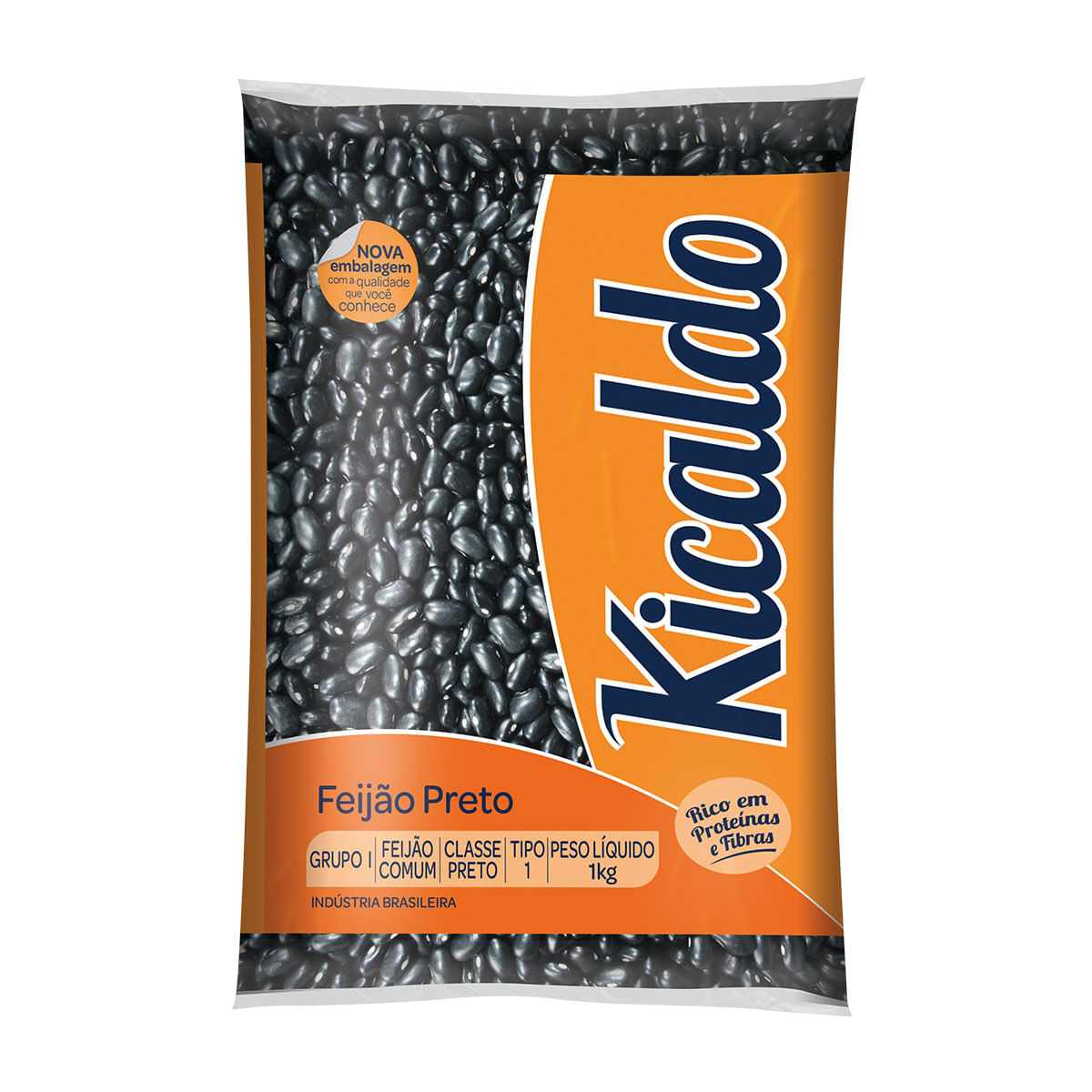 Feijão Preto Tipo 1 Kicaldo 1Kg