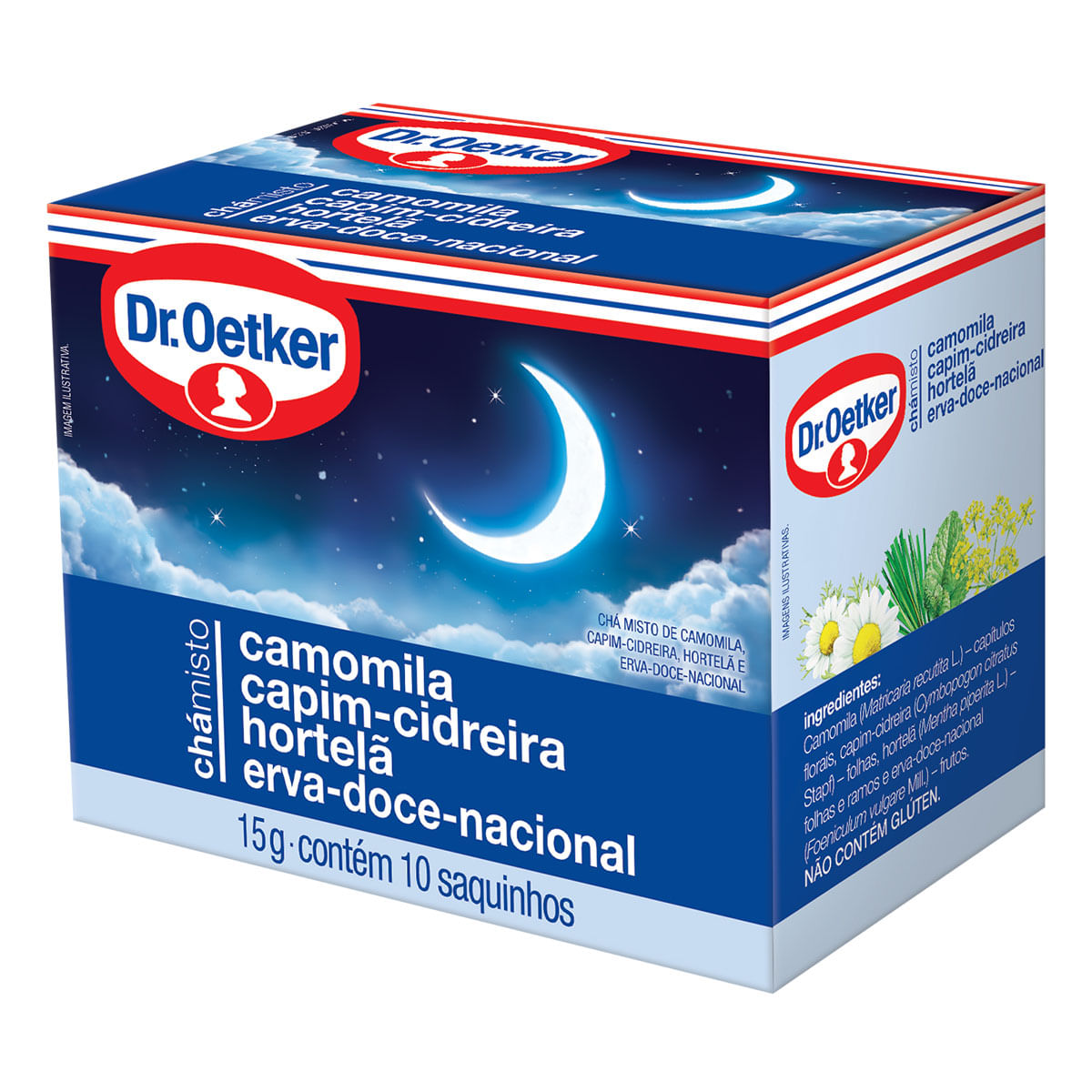 Chá Misto Doces Sonhos Dr. Oetker Caixa com 10 Sachês 15g