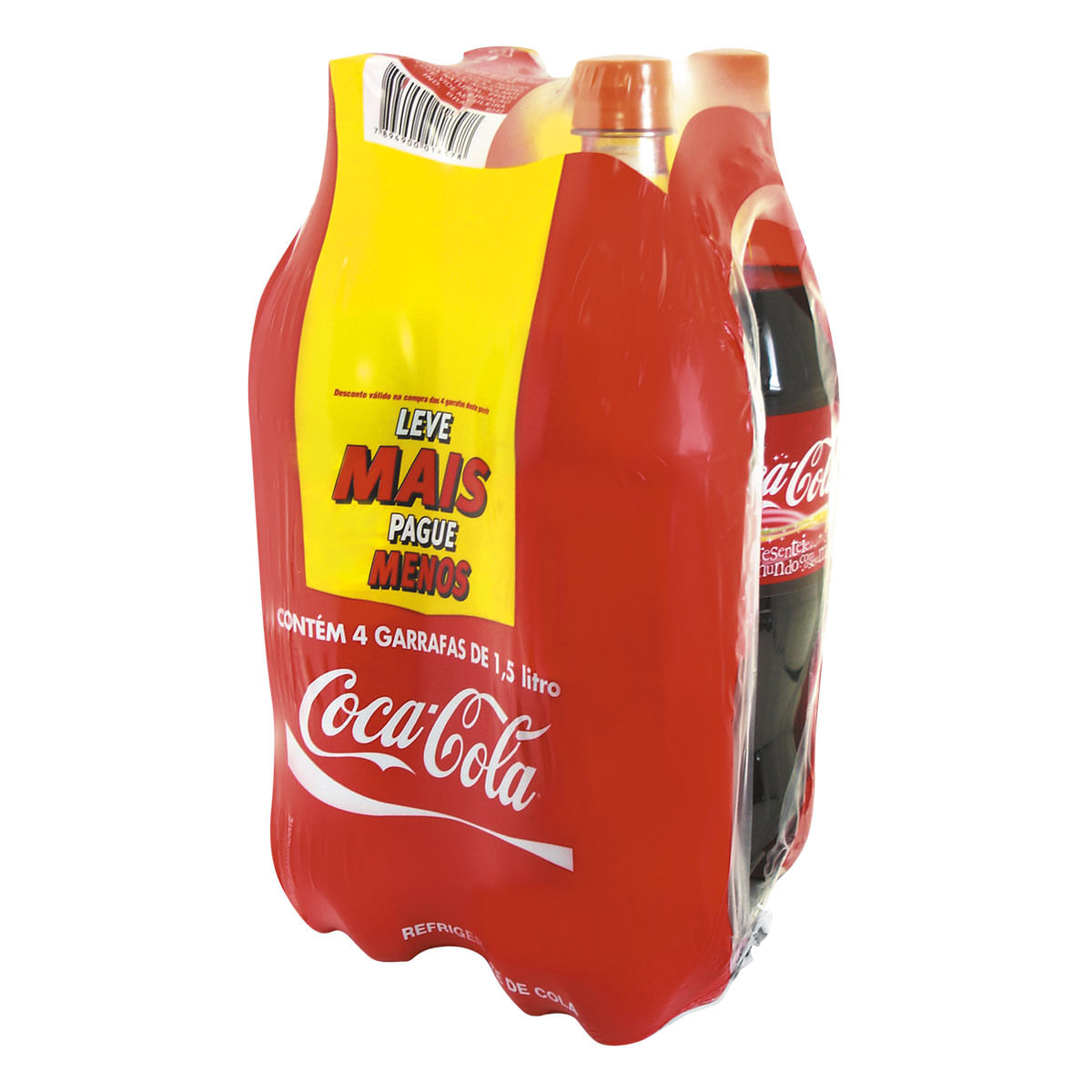 Coca-Cola 1,5 Litros Pack com 4 unidades