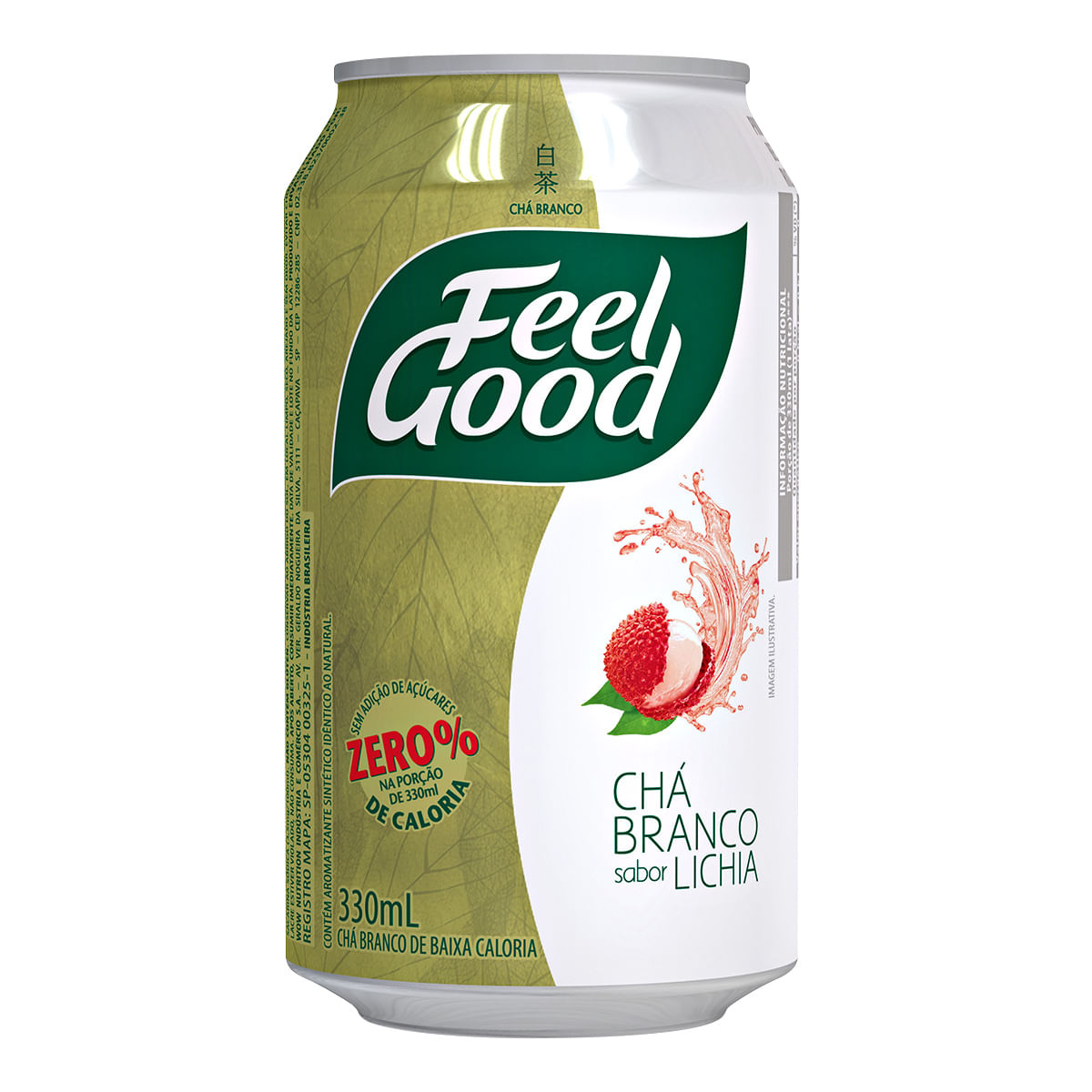 Chá Branco com Lichia Feel Good 330ml