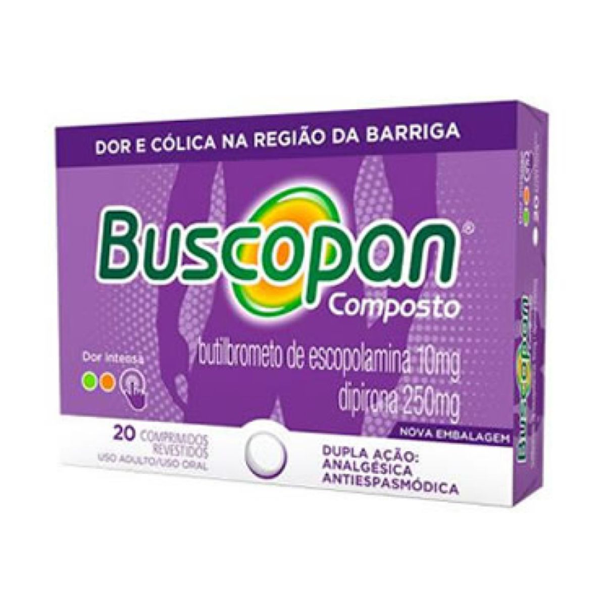 Buscopan Composto caixa com 20 comprimidos