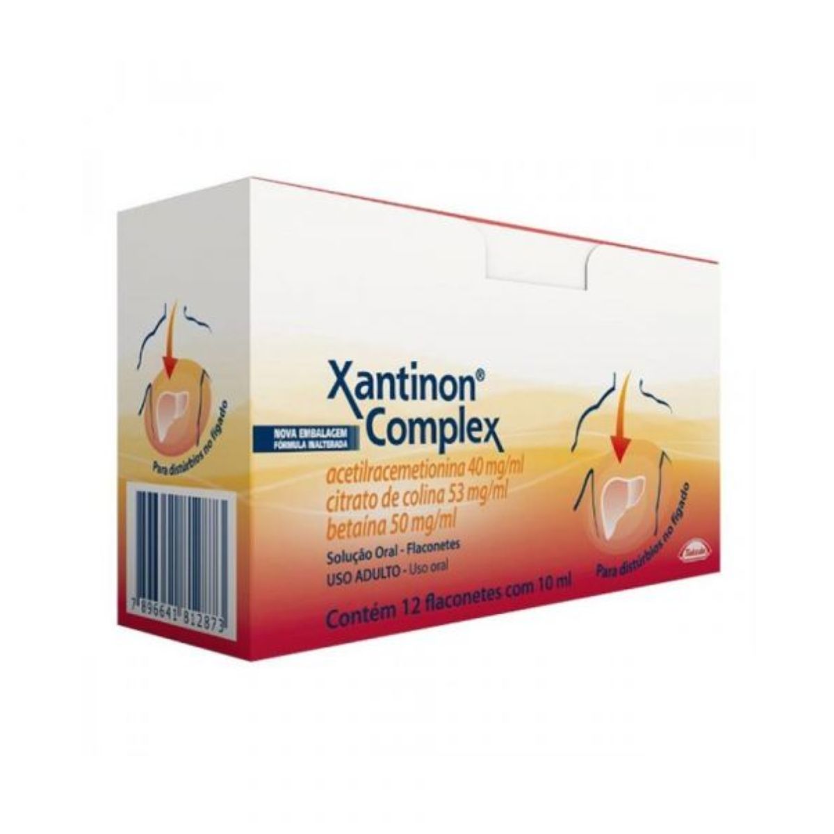 Xantinon Complex 10 ml com 12 Unidades