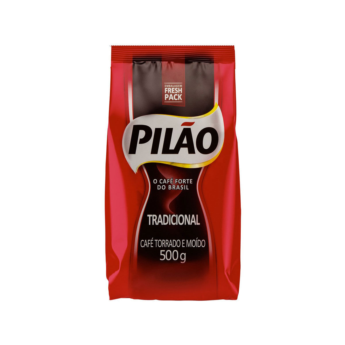 Café Torrado e Moído Tradicional Pilão Pacote Fresh Pack 500g