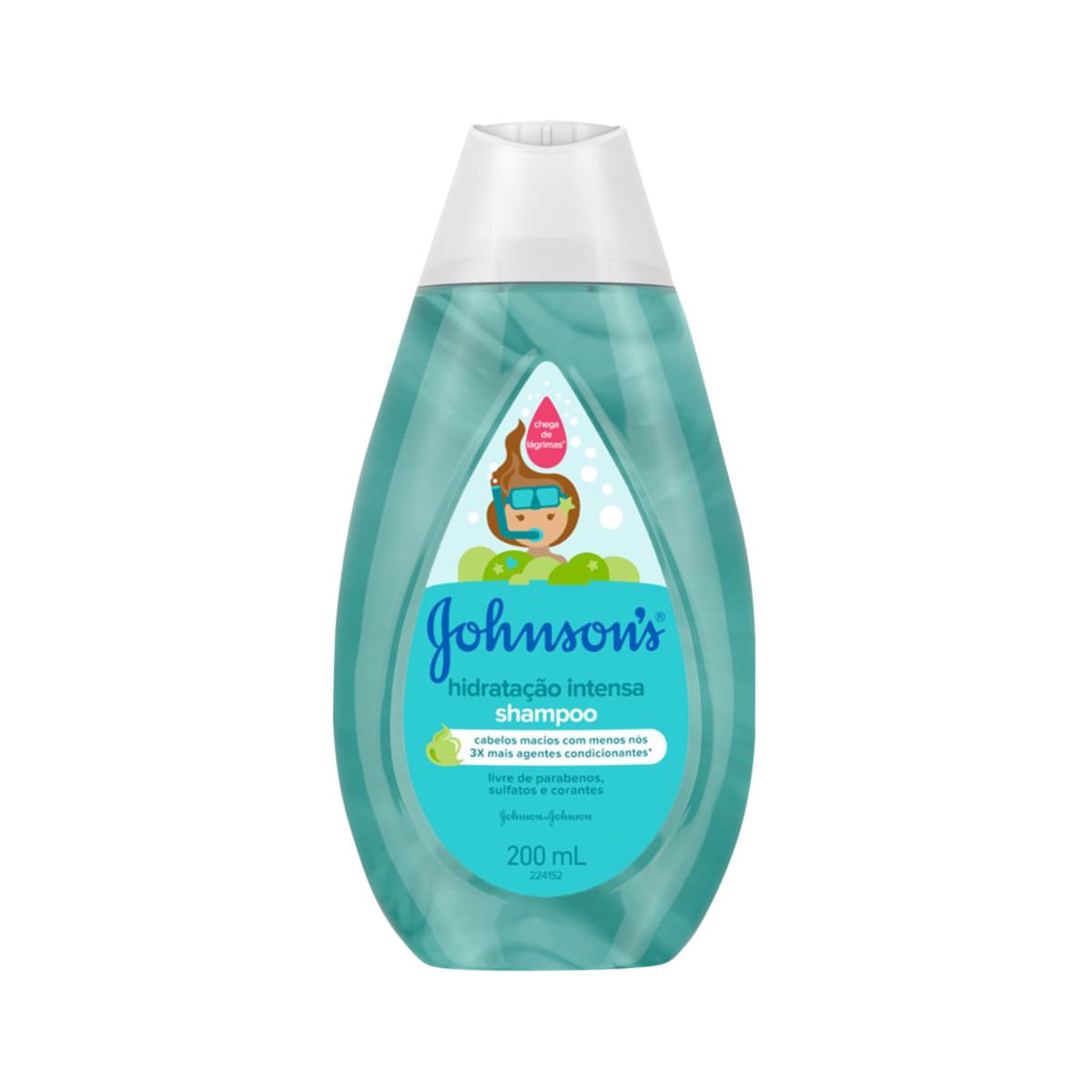 Shampoo Infantil Johnson&apos;s Baby Hidratação Intensa Original 200ml