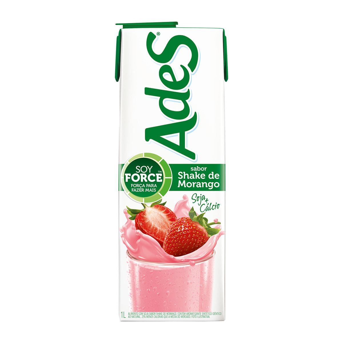 Shake Sabor Morango Ades Soy Force 1 Litro