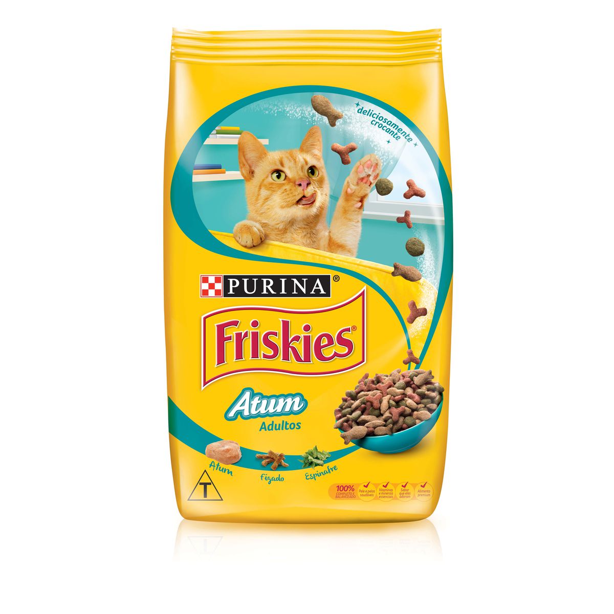 Ração para Gato Purina Friskies Sensações Marinhas Atum 1Kg