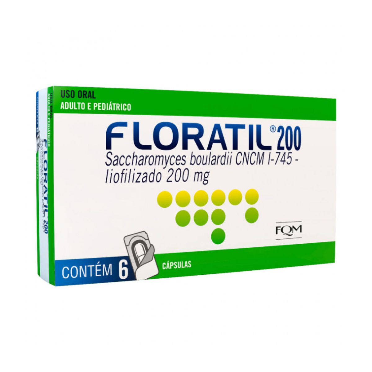 FLORATIL 200mg fr 6 cap