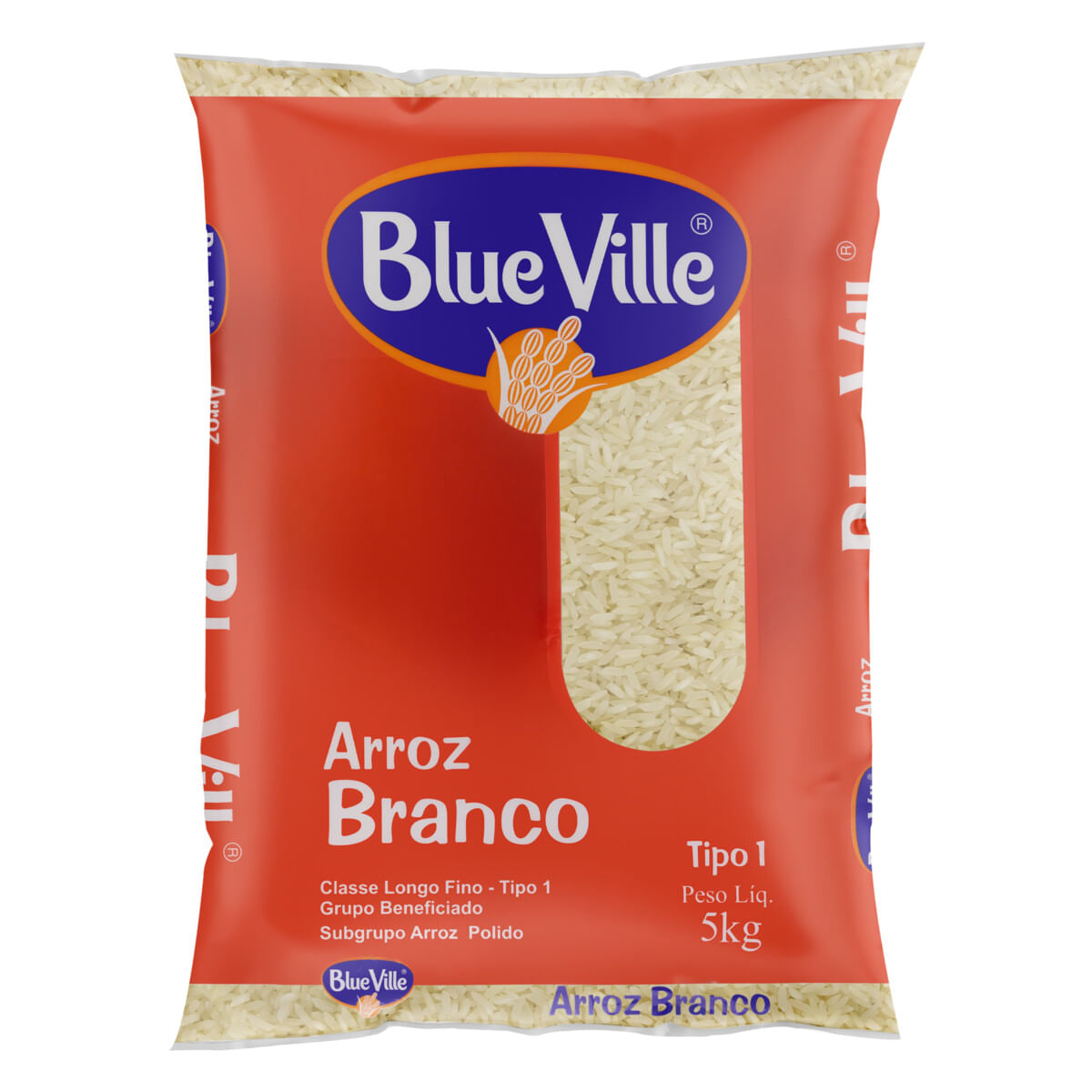 Arroz Branco Tipo 1 Blue Ville 5 Kg