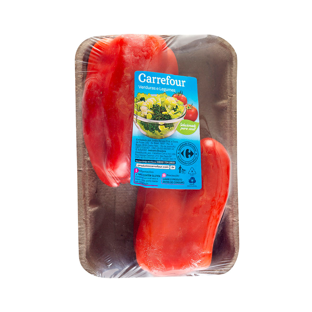 Pimentão Vermelho Carrefour 300g