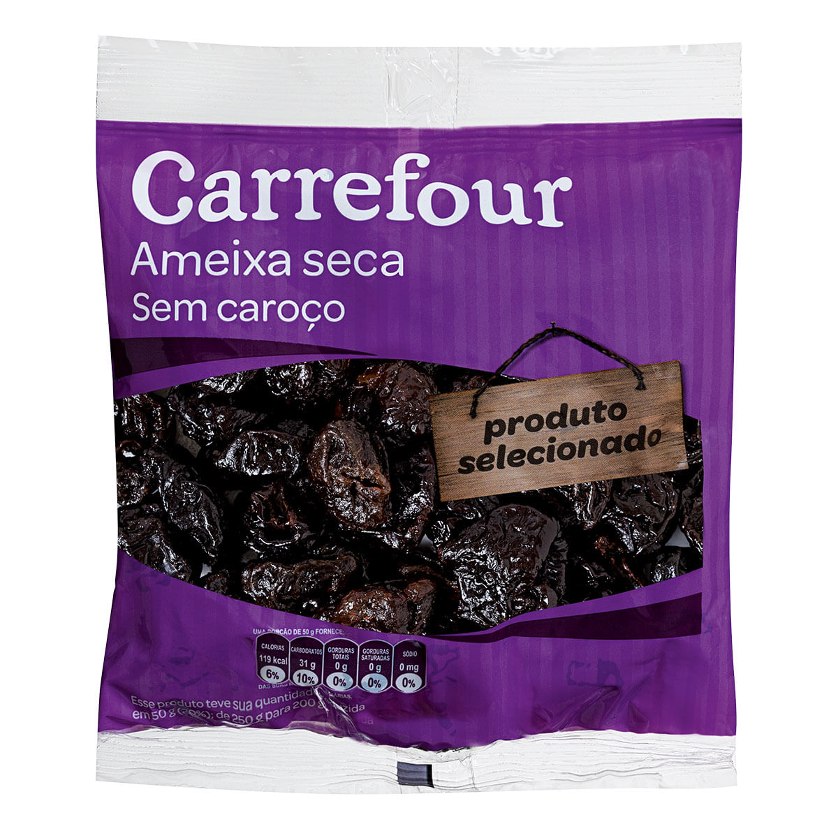 Ameixa Preta sem Caroço Seca Carrefour 200g