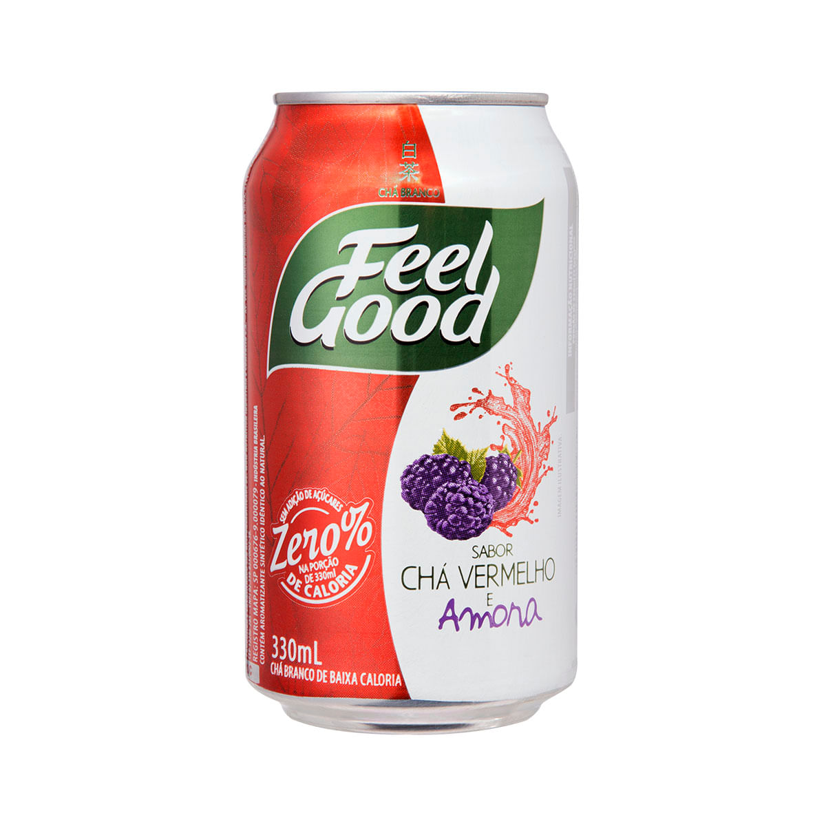 Chá Vermelho Com Amora Feel Good 330ml