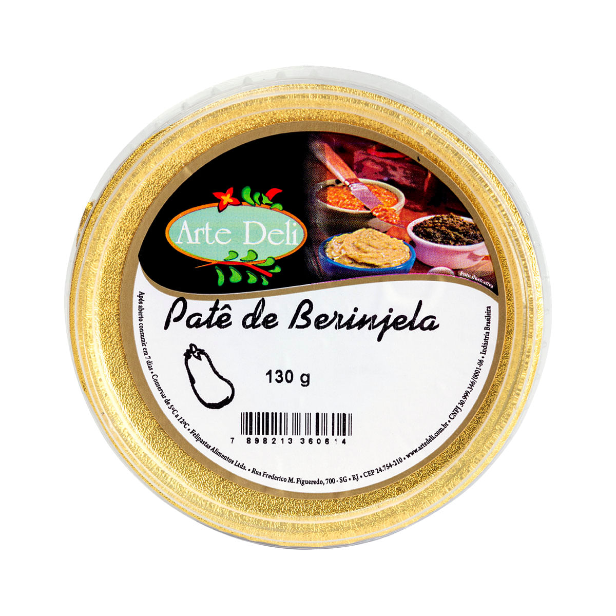 Pate de Berinjela Arte Deli 130g